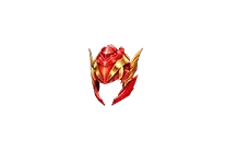 Red Flame Apocalypse Elf Helm