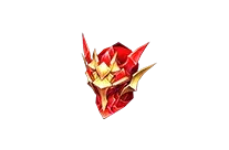 Red Flame Apocalypse Wizard Helm