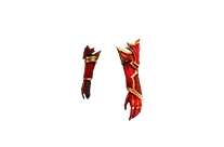 Red Flame Apocalypse Elf Gloves