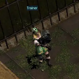 Trainer NPC · žaidimo vaizdas