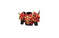 Red Flame Apocalypse Gun Crusher Armor