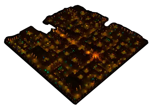 Arcana Archive žemėlapis