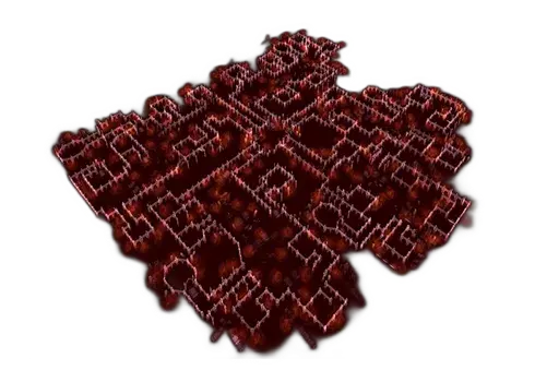 Crimson Flame's Icarus žemėlapis