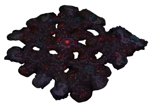 Twisted Karutan žemėlapis